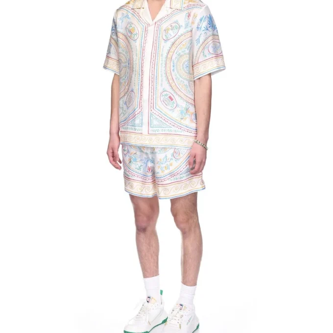 Crayon Vase Silk Shirt