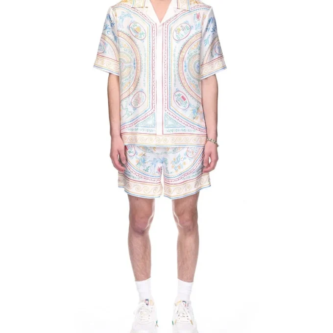 Crayon Vase Silk Shirt