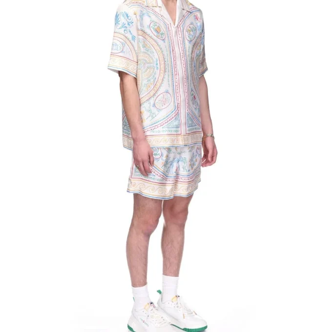 Crayon Vase Silk Shirt