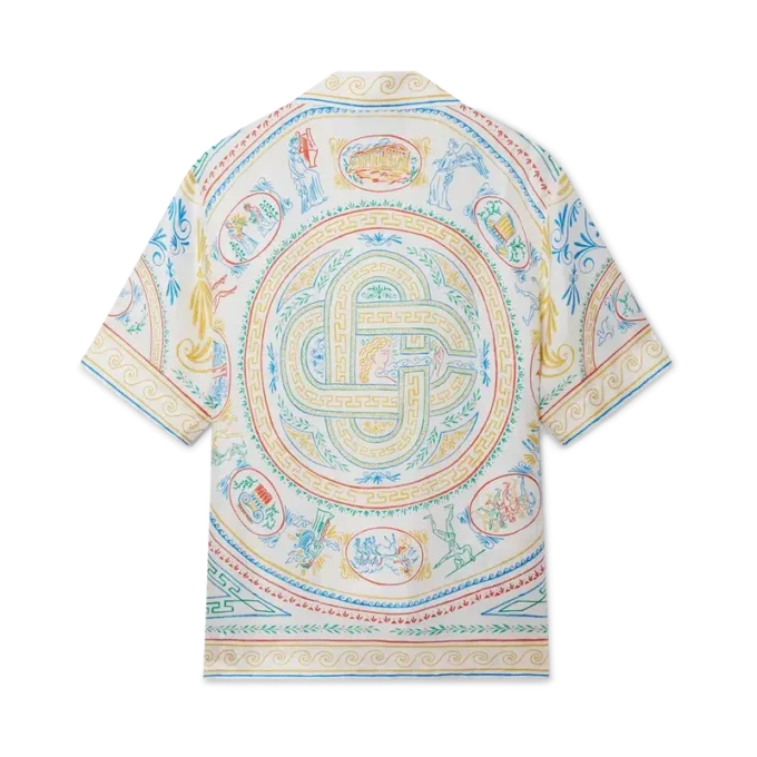 Crayon Vase Silk Shirt