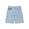 Crystal Embellished Denim Shorts