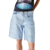 Crystal Embellished Denim Shorts