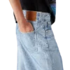 Crystal Embellished Denim Shorts