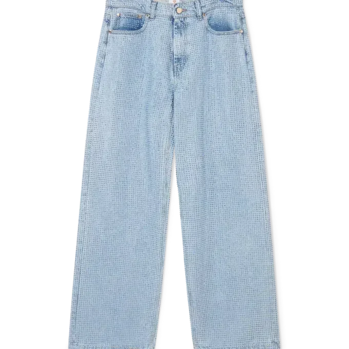 Crystal Embellished Jeans Crystal Embellished Jeans
