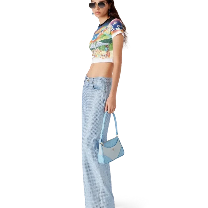 Crystal Embellished Jeans Crystal Embellished Jeans