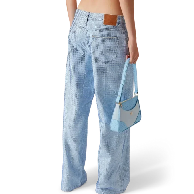 Crystal Embellished Jeans Crystal Embellished Jeans