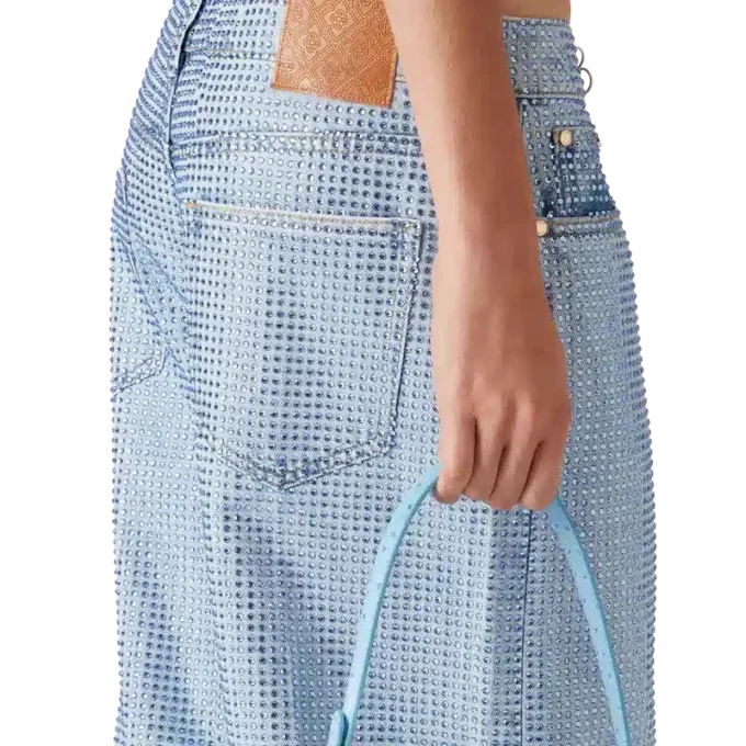 Crystal Embellished Jeans Crystal Embellished Jeans