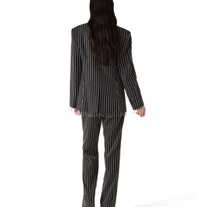 Crystal Embellished Tailored Trousers