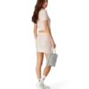 Crystal Monogram Knit Mini Skirt Crystal Monogram Knit Mini Skirt