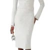 Crystal Monogram Knit Skirt Crystal Monogram Knit Skirt