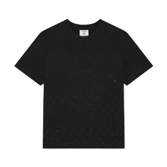 Crystal Monogram Logo Short Sleeve T-Shirt Crystal Monogram Logo Short Sleeve T-Shirt