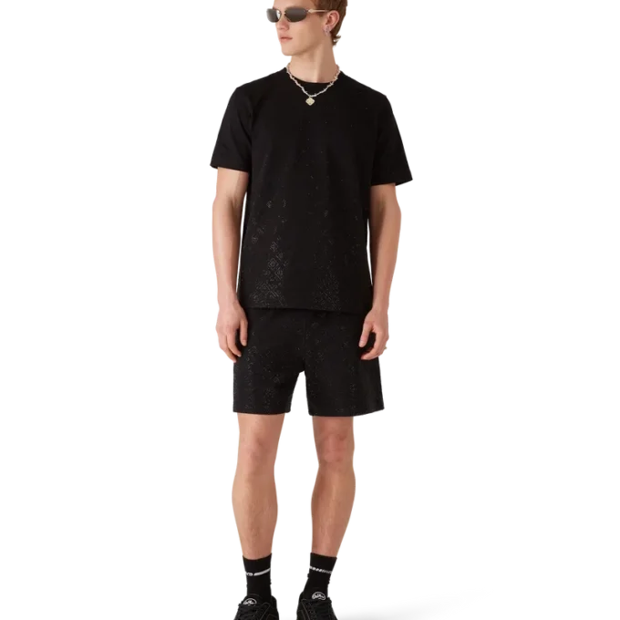 Crystal Monogram Logo Short Sleeve T-Shirt Crystal Monogram Logo Short Sleeve T-Shirt