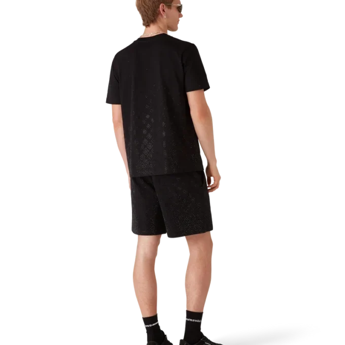 Crystal Monogram Logo Short Sleeve T-Shirt Crystal Monogram Logo Short Sleeve T-Shirt