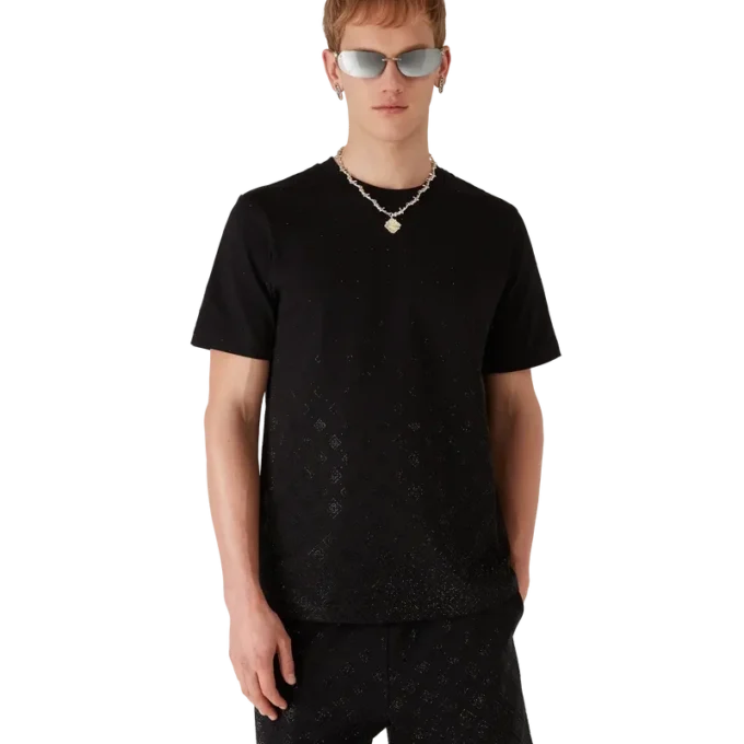 Crystal Monogram Logo Short Sleeve T-Shirt Crystal Monogram Logo Short Sleeve T-Shirt