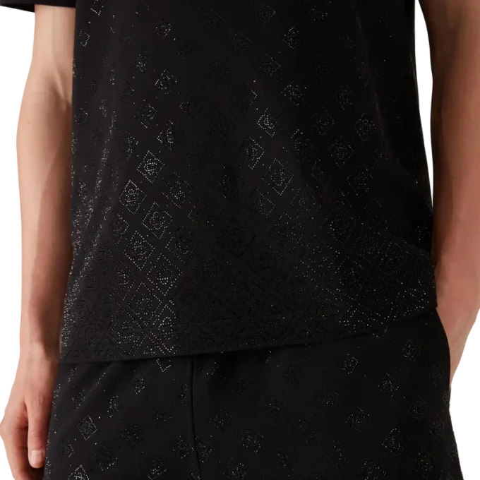 Crystal Monogram Logo Short Sleeve T-Shirt Crystal Monogram Logo Short Sleeve T-Shirt
