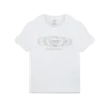 Crystal Warped Logo Fitted Short Sleeve T-Shirt Crystal Warped Logo Fitted Short Sleeve T-Shirt