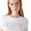 Crystal Warped Logo Fitted Short Sleeve T-Shirt Crystal Warped Logo Fitted Short Sleeve T-Shirt