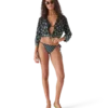 Degrade Black Monogram Bikini Bottom Degrade Black Monogram Bikini Bottom