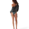 Degrade Black Monogram Bikini Bottom Degrade Black Monogram Bikini Bottom