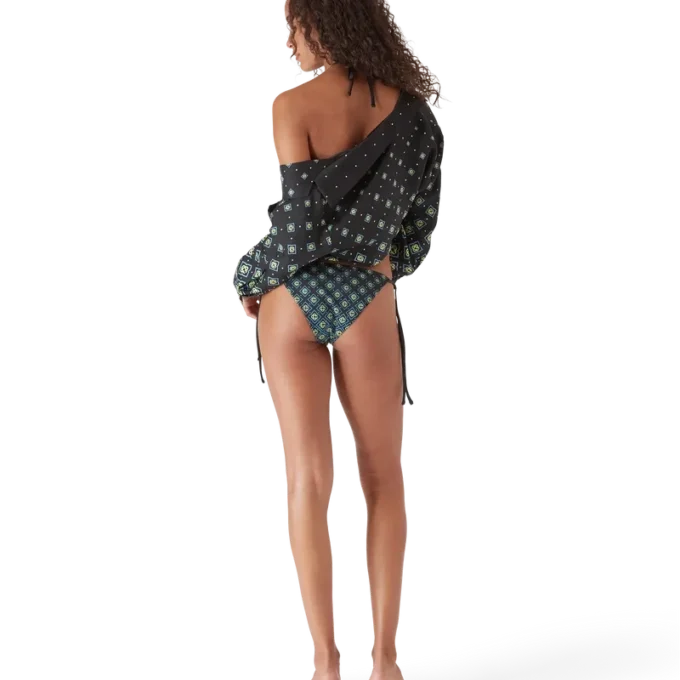 Degrade Black Monogram Bikini Bottom Degrade Black Monogram Bikini Bottom