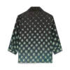 Degrade Monogram Long Sleeve Silk Shirt Degrade Monogram Long Sleeve Silk Shirt