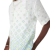 Degrade Monogram Short Sleeve Linen Shirt Degrade Monogram Short Sleeve Linen Shirt