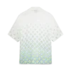 Degrade Monogram Short Sleeve Linen Shirt Degrade Monogram Short Sleeve Linen Shirt