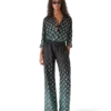 Degrade Monogram Silk Trousers Degrade Monogram Silk Trousers