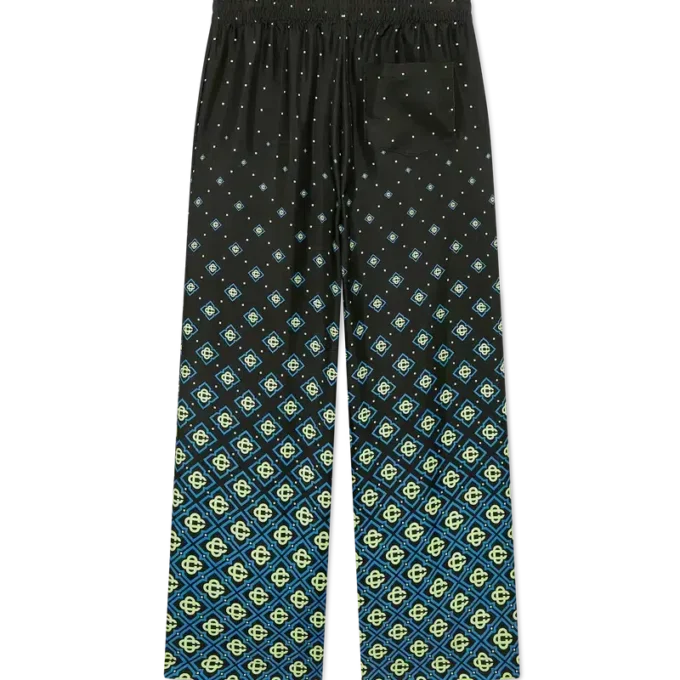 Degrade Monogram Silk Trousers Degrade Monogram Silk Trousers