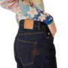 Denim Shirt with Logo Embroidery