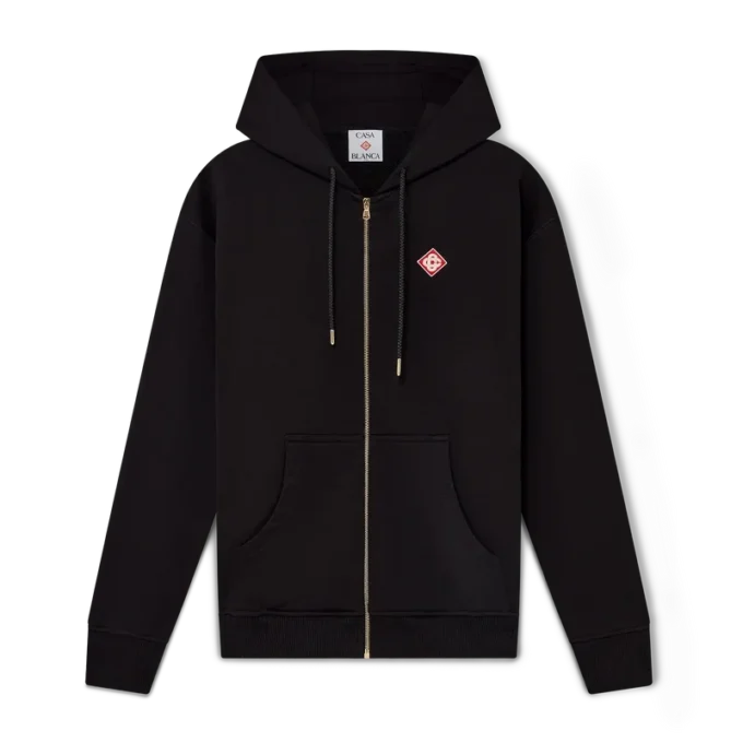 Diamond Logo Zip Hooded Sweatshirt Diamond Logo Zip Hooded Sweatshirt
