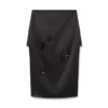 Duchesse Satin Midi Skirt