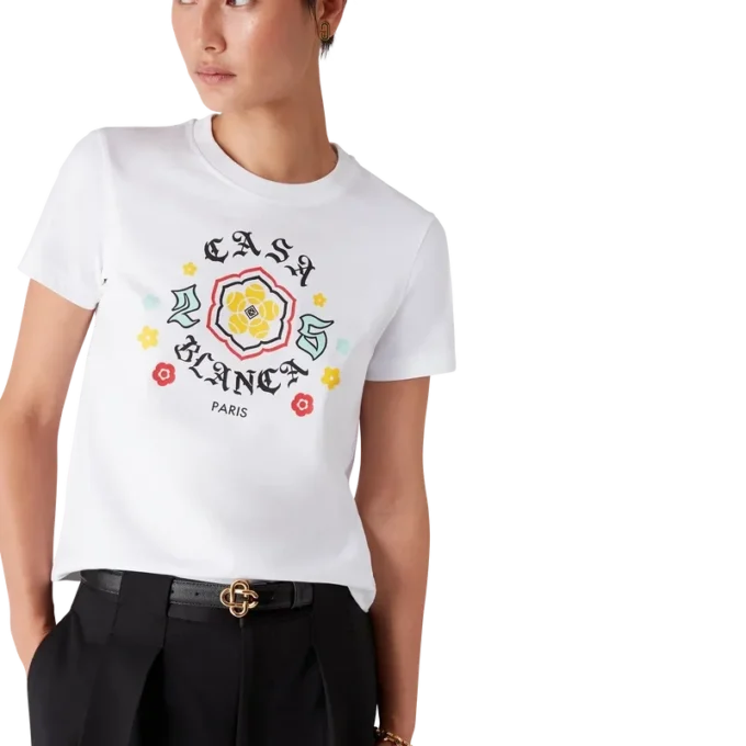 Emblem Fitted Short Sleeve T-Shirt