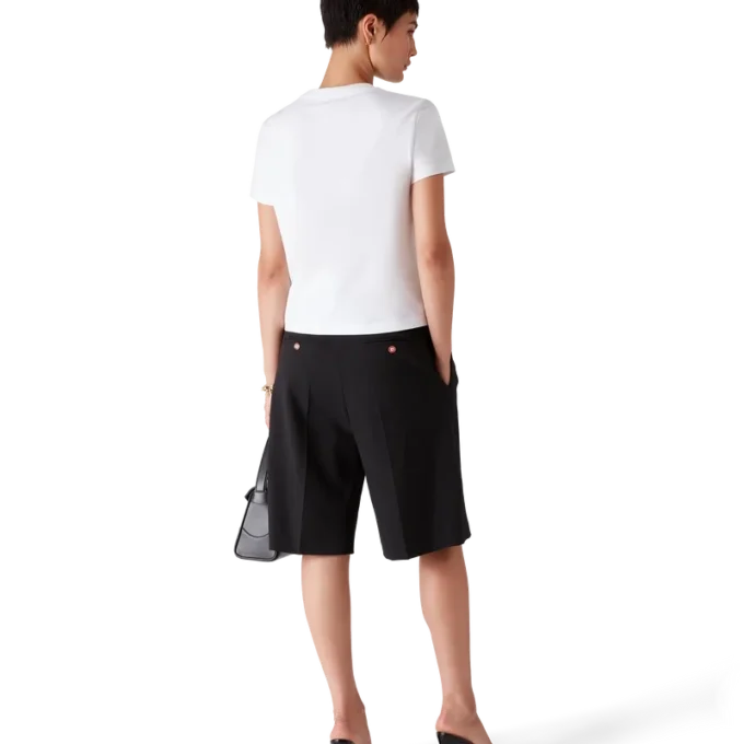 Emblem Fitted Short Sleeve T-Shirt