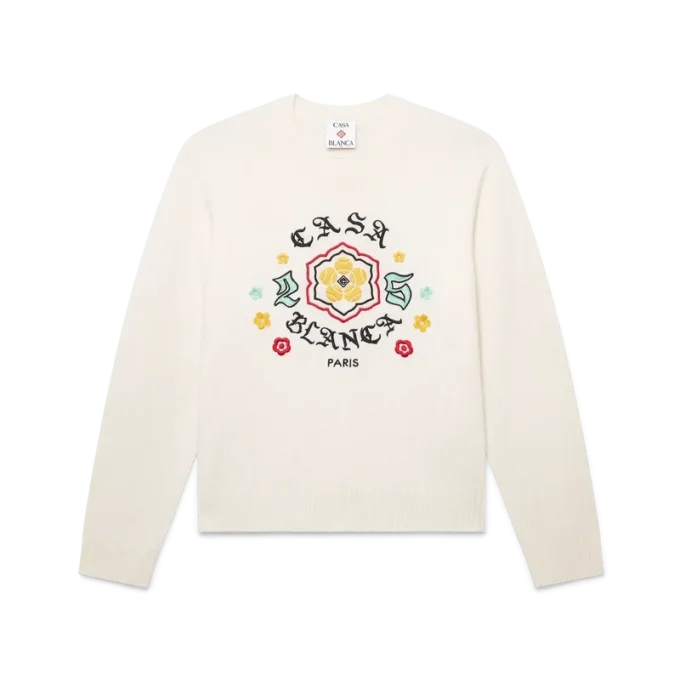 Emblem Merino Knit Crew Neck Emblem Merino Knit Crew Neck
