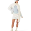 Embroidered Gradient Monogram Fleece Mini Skirt Embroidered Gradient Monogram Fleece Mini Skirt
