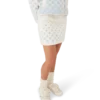 Embroidered Gradient Monogram Fleece Mini Skirt Embroidered Gradient Monogram Fleece Mini Skirt