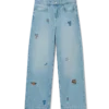 Embroidered Motif Jeans Embroidered Motif Jeans