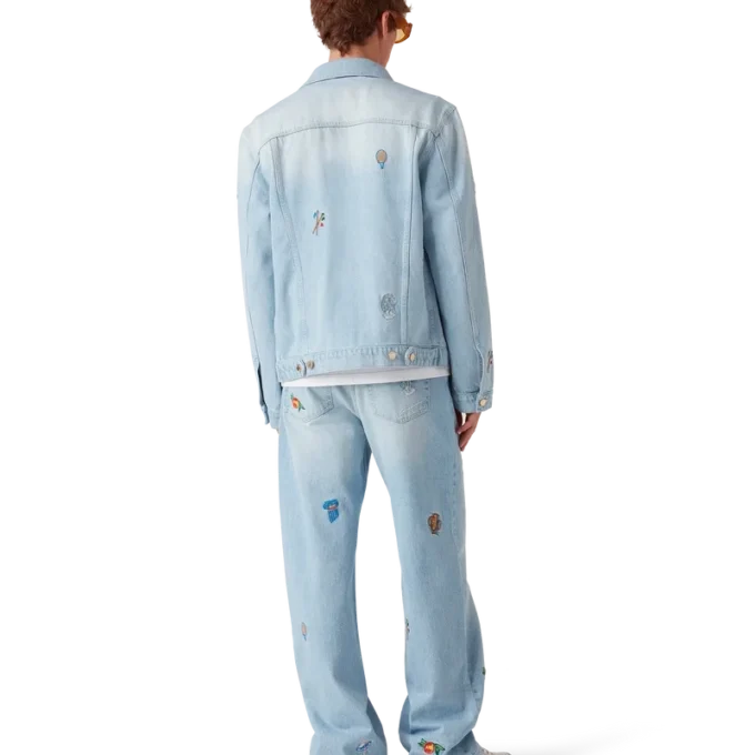 Embroidered Motif Jeans Embroidered Motif Jeans
