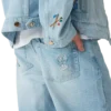 Embroidered Motif Jeans Embroidered Motif Jeans