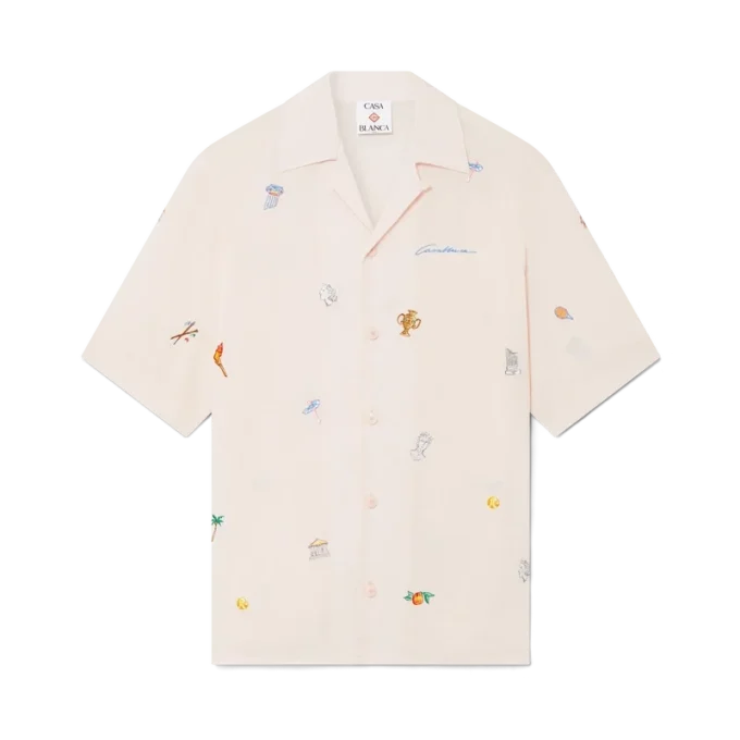 Embroidered Motif Shirt