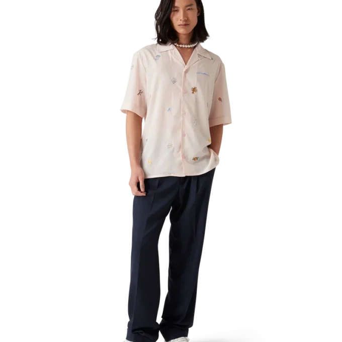 Embroidered Motif Shirt