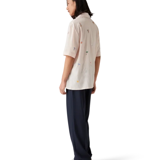 Embroidered Motif Shirt
