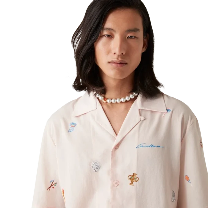 Embroidered Motif Shirt