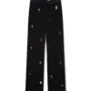 Embroidered Motif Wool Tailored Trousers Embroidered Motif Wool Tailored Trousers