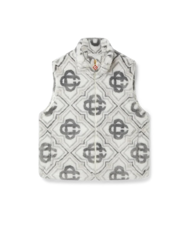 Faux Fur Monogram Gilet Faux Fur Monogram Gilet