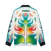 Flame Laurel Long Sleeve Silk Twill Shirt Flame Laurel Long Sleeve Silk Twill Shirt