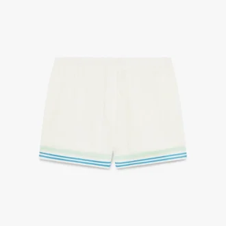 Floral Cc Smile Monogram Jaquard Silk Shorts