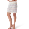 Flower Stripe Cotton Crochet Skirt