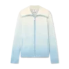 Fluffy Gradient Mohair Zip Jacket